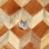 Table de chevet Gris 40x30x50 cm Bois de manguier massif 614877614877