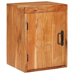 Table de chevet Marron 35 x 33 x 48 cm Bois d'acacia massif 614892614892