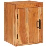Table de chevet Marron 35 x 33 x 48 cm Bois d'acacia massif 614892614892