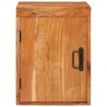 Table de chevet Marron 35 x 33 x 48 cm Bois d'acacia massif 614892614892