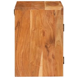 Table de chevet Marron 35 x 33 x 48 cm Bois d'acacia massif 614892614892
