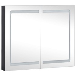 Armoire de salle de bain à miroir LED 80x12,2x68 cm 614894614894