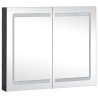 Armoire de salle de bain à miroir LED 80x12,2x68 cm 614894614894