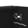 Armoire de salle de bain à miroir LED 80x12,2x68 cm 614894614894