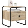 Table de chevet Chêne Sonoma Bois d'ingénierie 614903614903