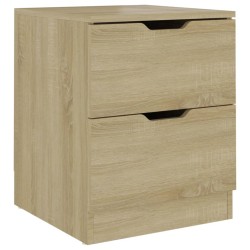 Table de chevet chêne sonoma 40x40x50 cm bois d’ingénierie 614904614904