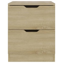 Table de chevet chêne sonoma 40x40x50 cm bois d’ingénierie 614904614904