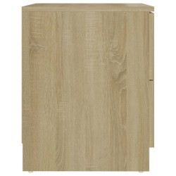 Table de chevet chêne sonoma 40x40x50 cm bois d’ingénierie 614904614904