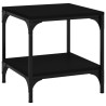 Table d'appoint Noir 40x40x40 cm Bois d'ingénierie 614905614905