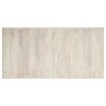 Table de salle à manger Blanc 200x100x75cm Bois manguier massif 614911614911