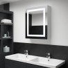 Armoire de salle de bain à miroir LED 50x13x70 cm 614912614912
