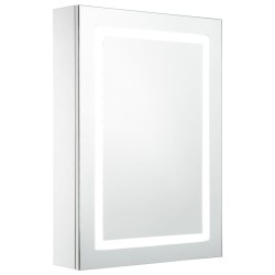Armoire de salle de bain à miroir LED 50x13x70 cm 614912614912