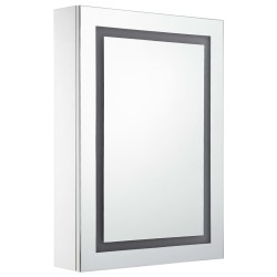 Armoire de salle de bain à miroir LED 50x13x70 cm 614912614912