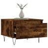 Tables basses 2 pcs chêne fumé 50x46x35 cm bois d'ingénierie 614915614915