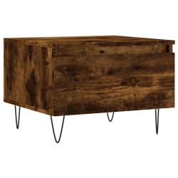 Tables basses 2 pcs chêne fumé 50x46x35 cm bois d'ingénierie 614915614915