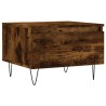 Tables basses 2 pcs chêne fumé 50x46x35 cm bois d'ingénierie 614915614915