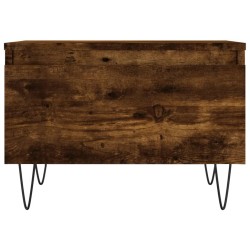 Tables basses 2 pcs chêne fumé 50x46x35 cm bois d'ingénierie 614915614915