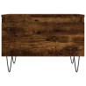 Tables basses 2 pcs chêne fumé 50x46x35 cm bois d'ingénierie 614915614915