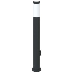 Borne lumineuse avec sortie 80 cm en acier inoxydable IP44 614930614930