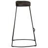 Tabourets de bar lot de 2 noir 45x40x78 cm bois manguier massif 614932614932