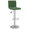 Tabourets de bar lot de 2 vert foncé velours 614933614933