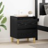 Armoire de lit Chêne noir 40 x 35 x 50 cm Bois d'ingénierie 614934614934