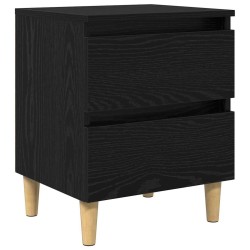 Armoire de lit Chêne noir 40 x 35 x 50 cm Bois d'ingénierie 614934614934