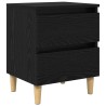 Armoire de lit Chêne noir 40 x 35 x 50 cm Bois d'ingénierie 614934614934