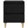 Armoire de lit Chêne noir 40 x 35 x 50 cm Bois d'ingénierie 614934614934