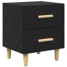 Armoire de lit Chêne noir 40 x 35 x 47.5cm Bois d'ingénierie 614935614935