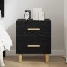 Armoire de lit Chêne noir 40 x 35 x 47.5cm Bois d'ingénierie 614935614935