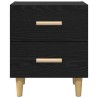 Armoire de lit Chêne noir 40 x 35 x 47.5cm Bois d'ingénierie 614935614935