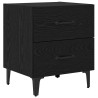 Armoire de lit Chêne noir 40 x 35 x 47,5 cm Bois d'ingénierie 614936614936
