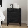 Armoire de lit Chêne noir 40 x 35 x 47,5 cm Bois d'ingénierie 614936614936