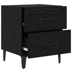 Armoire de lit Chêne noir 40 x 35 x 47,5 cm Bois d'ingénierie 614936614936