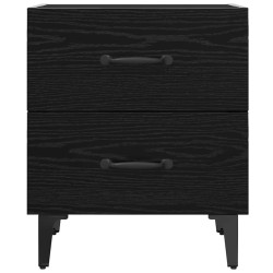 Armoire de lit Chêne noir 40 x 35 x 47,5 cm Bois d'ingénierie 614936614936