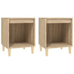 Tables de chevet 2 pcs Chêne sonoma 40x35x50 cm 614939614939