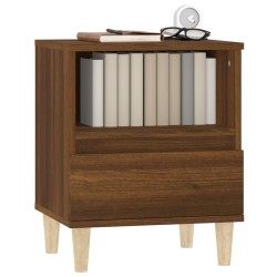 Tables de chevet 2 pcs Chêne marron 40x35x50 cm 614940614940