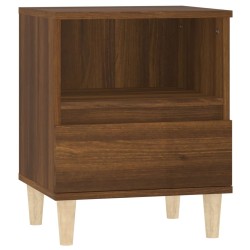 Tables de chevet 2 pcs Chêne marron 40x35x50 cm 614940614940