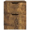 Tables de chevet 2 pcs chêne fumé 40x40x50 cm bois d'ingénierie 614941614941