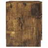 Tables de chevet 2 pcs chêne fumé 40x40x50 cm bois d'ingénierie 614941614941
