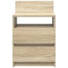 Tables de chevet 2 pcs avec 2 tiroirs Chêne Sonoma 40x33x60 cm 614947614947