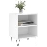 Tables de chevet 2 pcs blanc 40x30x50 cm bois d'ingénierie 614950614950