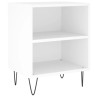 Tables de chevet 2 pcs blanc 40x30x50 cm bois d'ingénierie 614950614950
