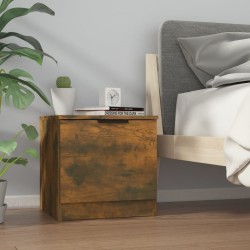 Tables de chevet 2 pcs Chêne fumé 40x39x40 cm 614952614952