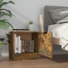 Tables de chevet 2 pcs Chêne fumé 40x39x40 cm 614952614952