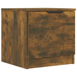 Tables de chevet 2 pcs Chêne fumé 40x39x40 cm 614952614952