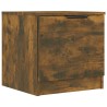 Tables de chevet 2 pcs Chêne fumé 40x39x40 cm 614952614952