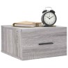 Tables de chevet murales 2 pcs sonoma gris 35x35x20 cm 614956614956