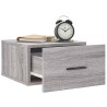 Tables de chevet murales 2 pcs sonoma gris 35x35x20 cm 614956614956